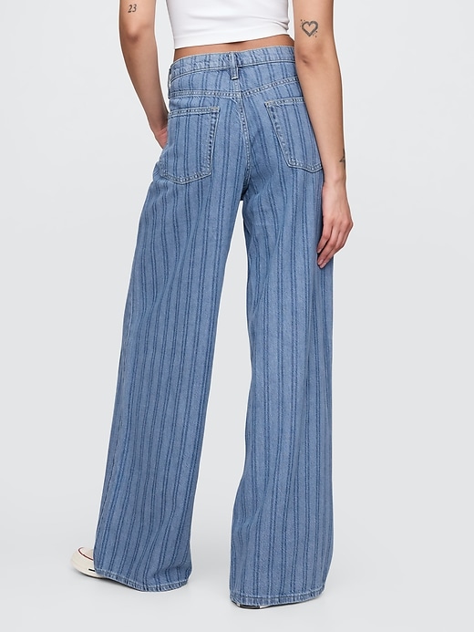 jeans larghi ultra morbidi a vita media