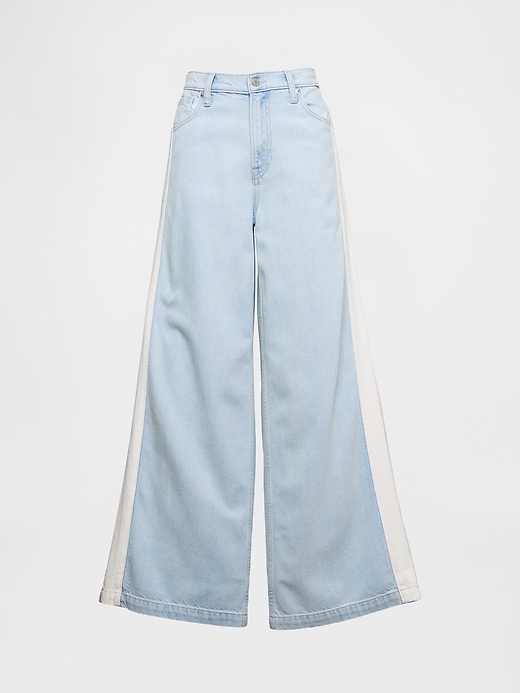 jeans larghi ultra morbidi a vita media