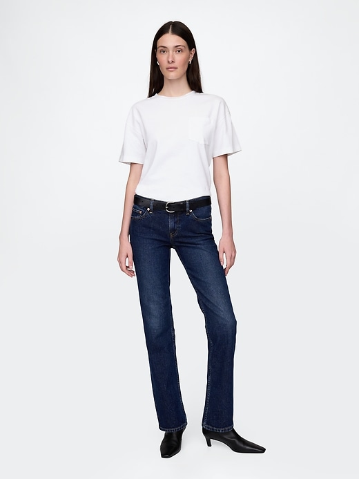 jeans slim dritti a vita bassa anni 90