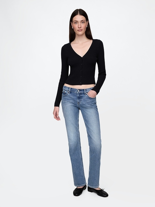 jeans slim dritti a vita bassa anni 90