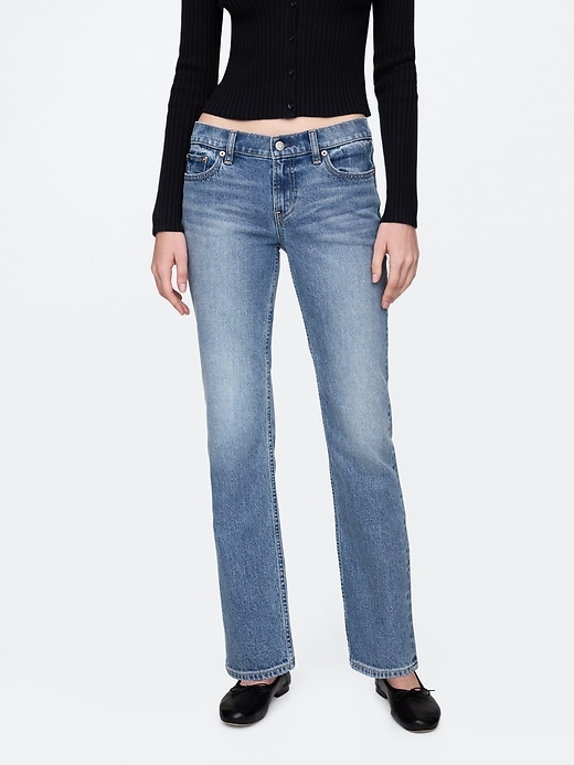 jeans slim dritti a vita bassa anni 90