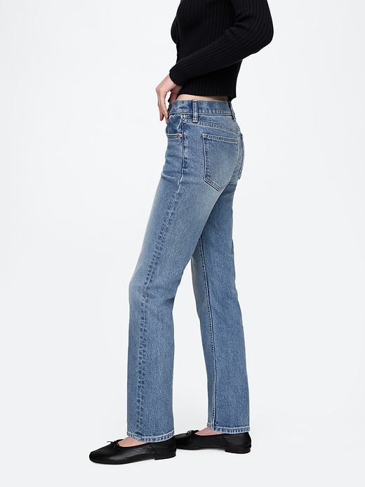 jeans slim dritti a vita bassa anni 90