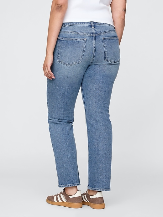jeans slim dritti a vita bassa anni 90