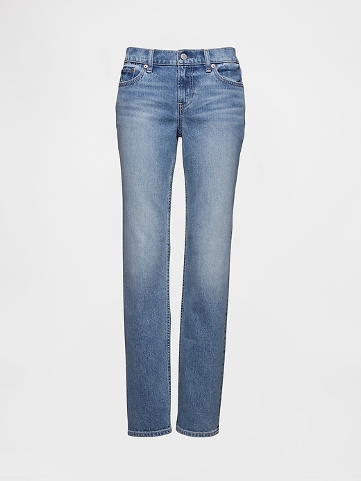 jeans slim dritti a vita bassa anni 90