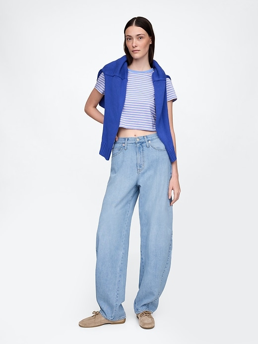 jeans a vita alta ultrasoft barrel