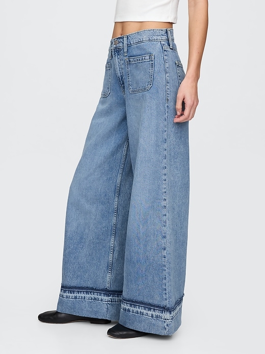 jeans larghi ultra morbidi a vita media