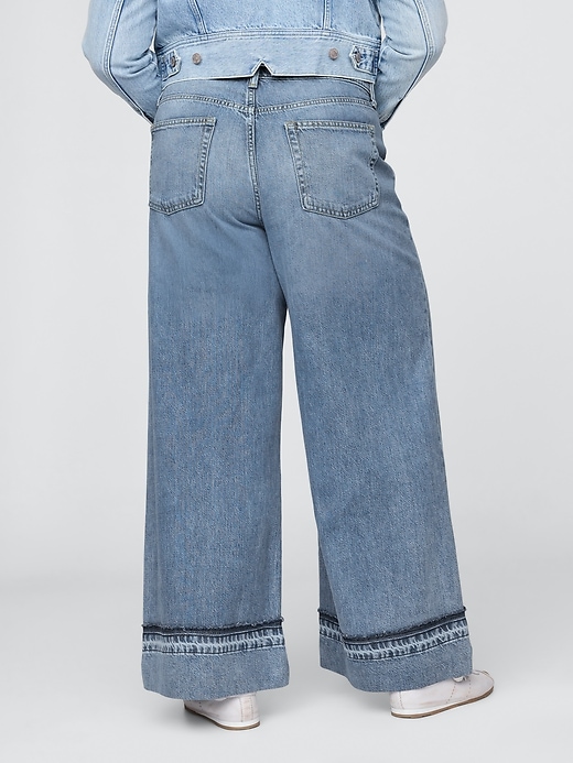 jeans larghi ultra morbidi a vita media