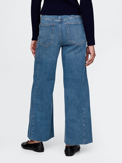 jeans a gamba larga e vita alta stride