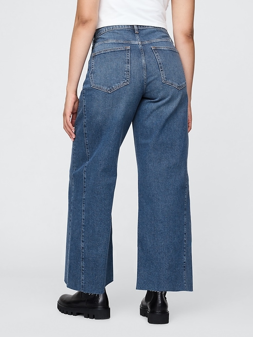 jeans a gamba larga e vita alta stride