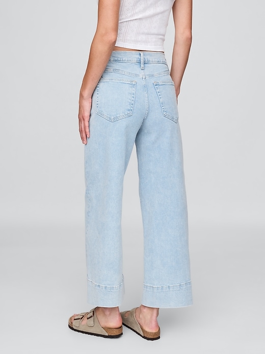 jeans a gamba larga e vita alta stride