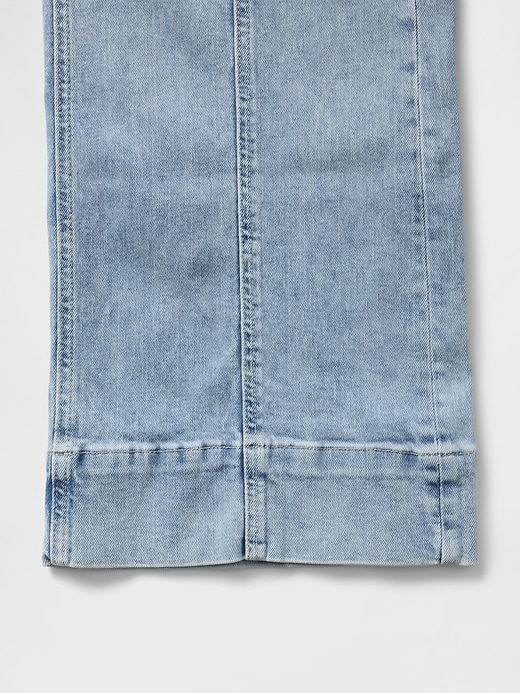 jeans a gamba larga e vita alta stride