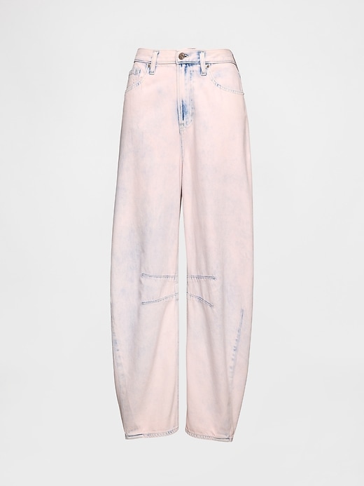 jeans a ferro di cavallo ultra morbidi a vita alta
