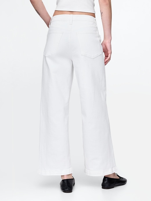 jeans a gamba larga e vita alta stride
