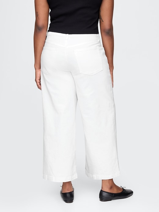 jeans a gamba larga e vita alta stride