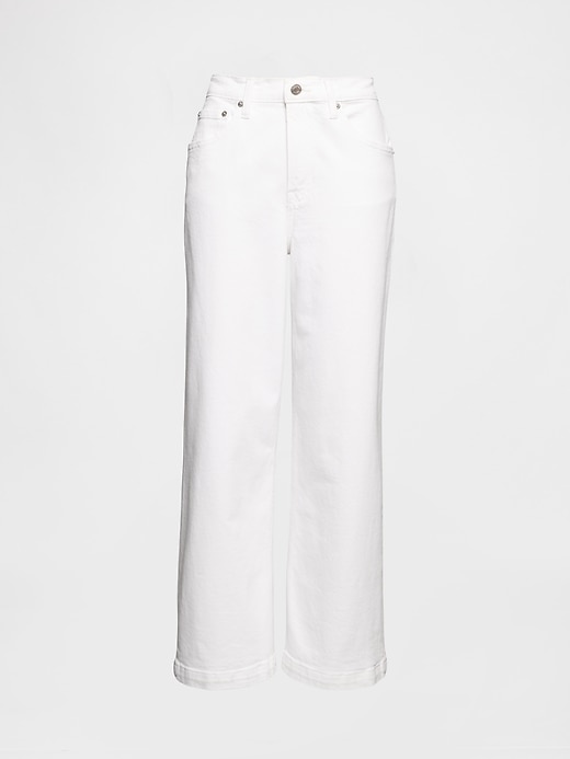 jeans a gamba larga e vita alta stride