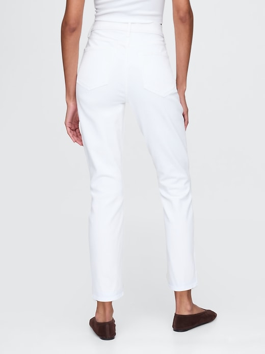jeans slim vintage a vita alta