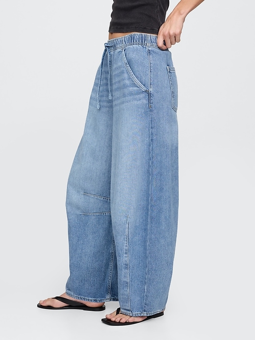 jeans a ferro di cavallo ultra morbidi e facili a vita media