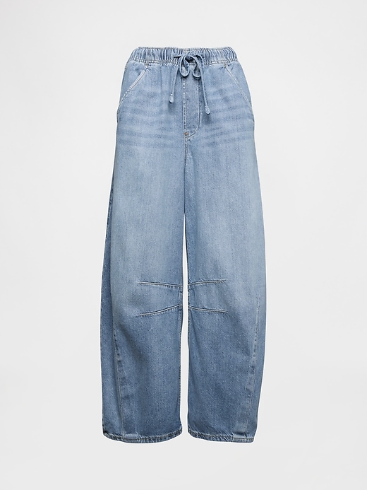 jeans a ferro di cavallo ultra morbidi e facili a vita media