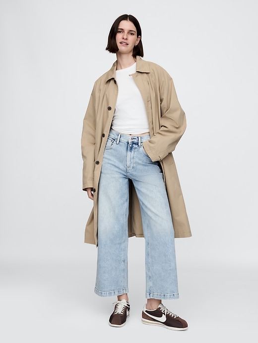 jeans a gamba larga e vita alta stride