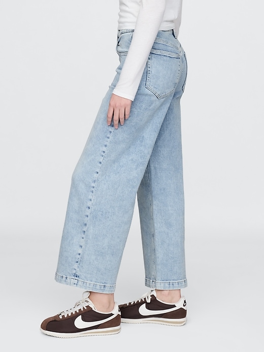 jeans a gamba larga e vita alta stride