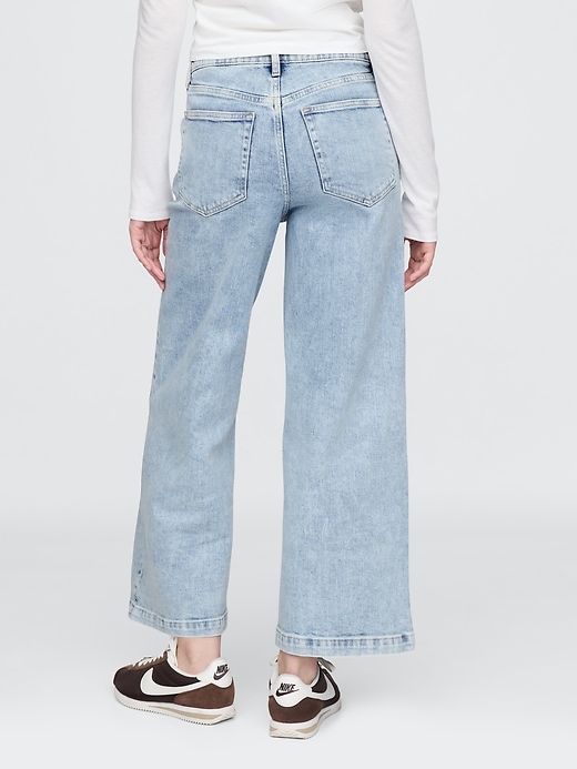 jeans a gamba larga e vita alta stride