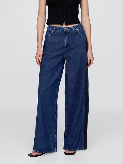 jeans larghi ultra morbidi a vita media