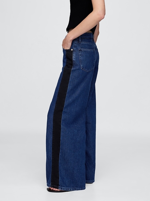jeans larghi ultra morbidi a vita media