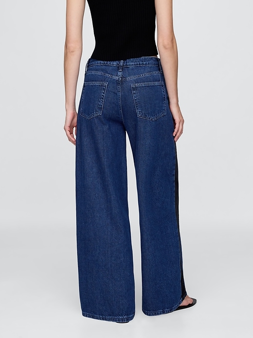jeans larghi ultra morbidi a vita media