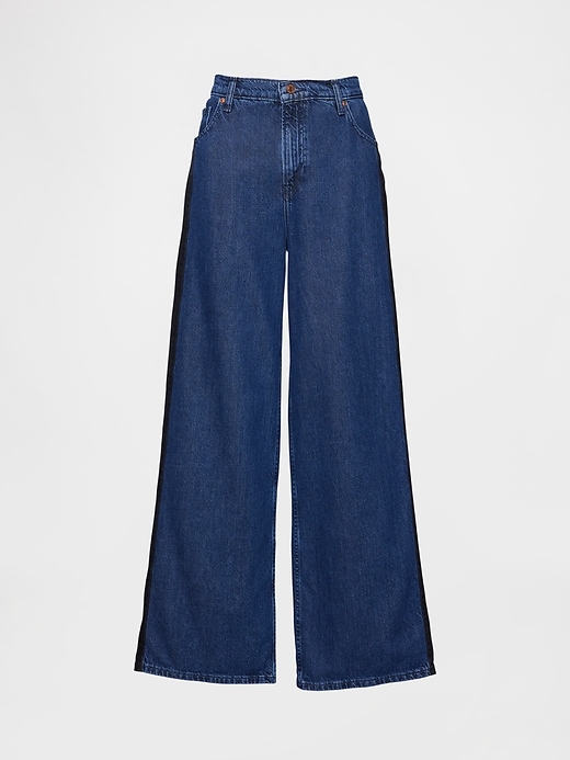jeans larghi ultra morbidi a vita media