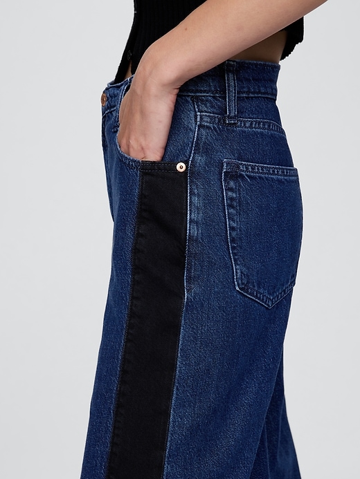 jeans larghi ultra morbidi a vita media