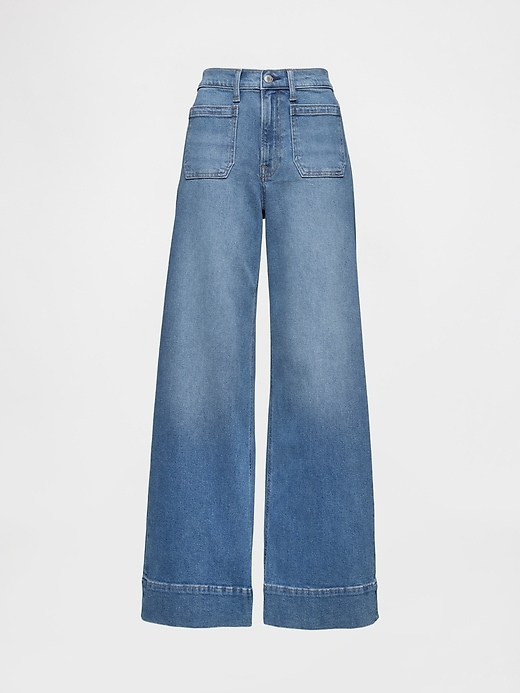 jeans a gamba larga high stride