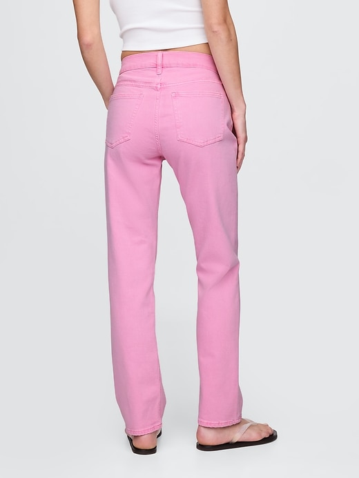 jeans dritti slim a vita alta anni 90