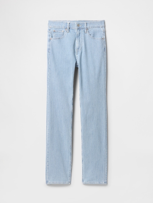 jeans dritti slim a vita alta anni 90