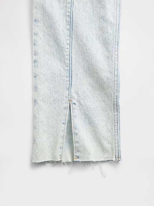 jeans dritti slim a vita alta anni 90