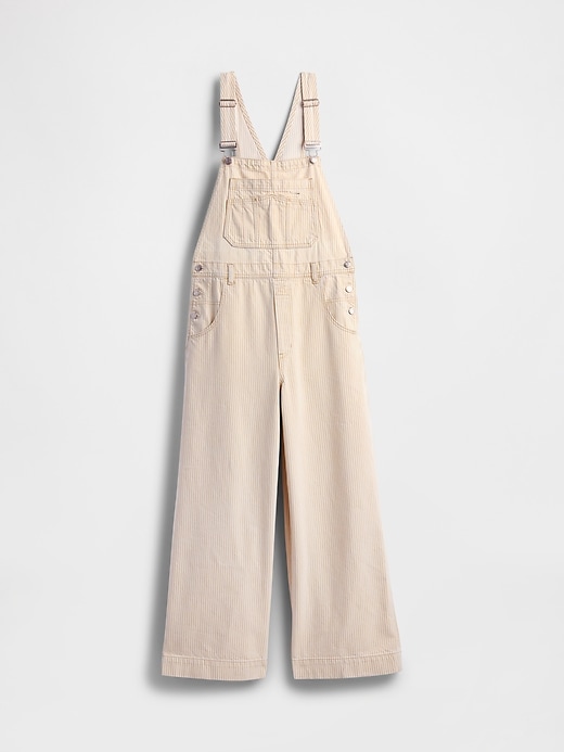 salopette larga in denim