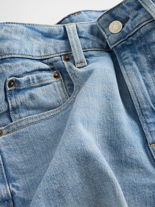 jeans a gamba larga curvy high stride alla caviglia