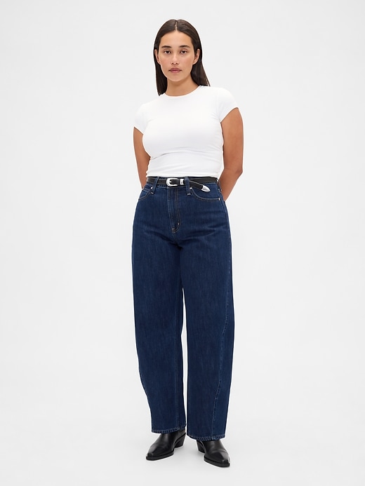 jeans a vita alta curvy