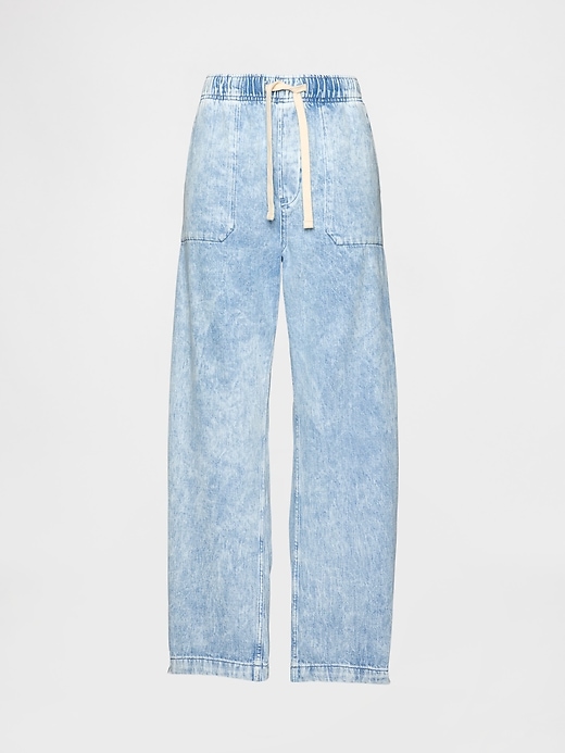 jeans easy barrel a vita alta