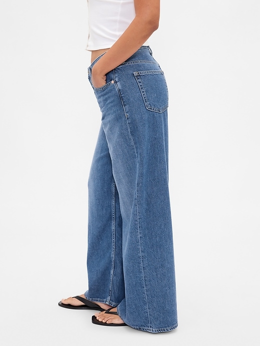 jeans larghi ultra morbidi a vita media curvy
