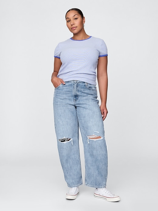 jeans a vita alta curvy