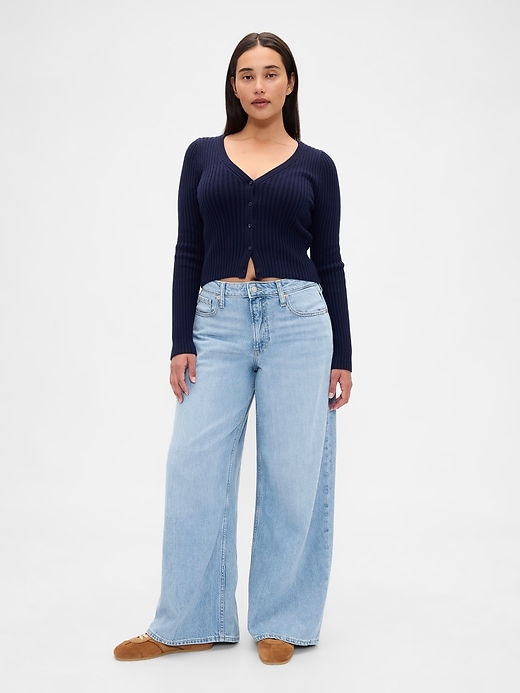 jeans larghi ultra morbidi a vita media curvy