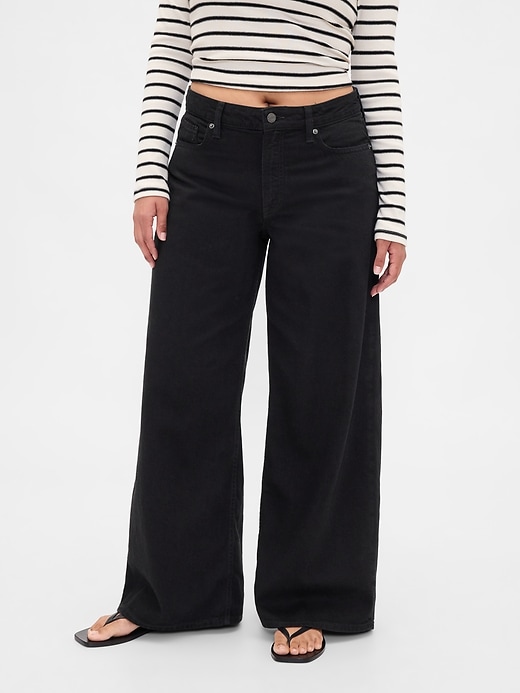 jeans larghi ultra morbidi a vita media curvy