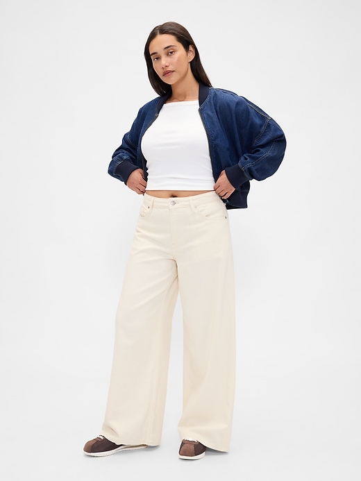 jeans larghi ultra morbidi a vita media curvy