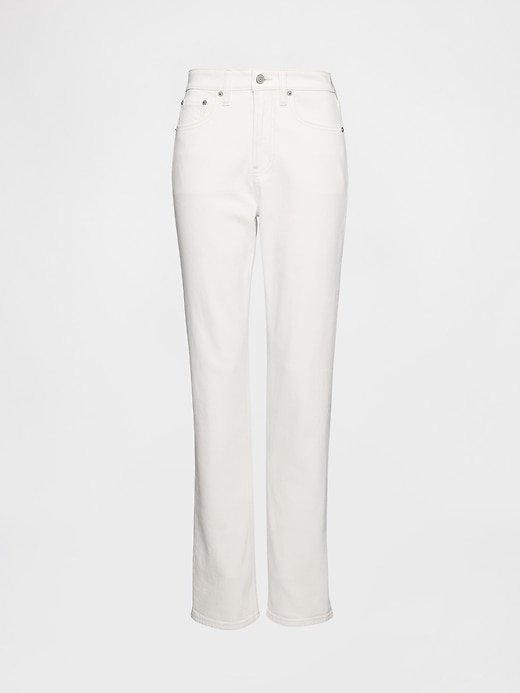 jeans slim dritti a vita alta anni 90