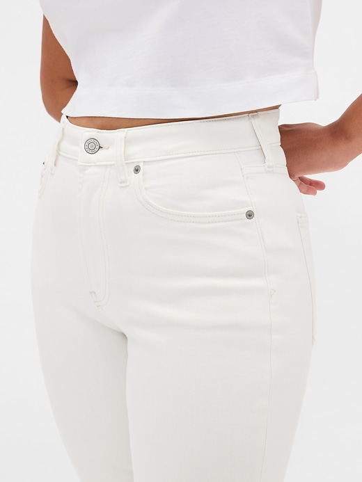 jeans slim dritti a vita alta anni 90
