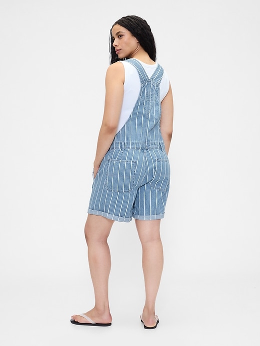 pantaloncini a righe in denim ultrasoft