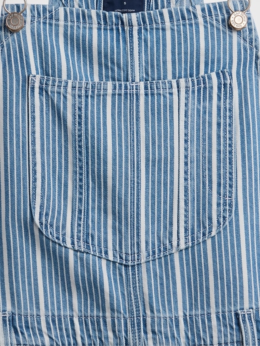 pantaloncini a righe in denim ultrasoft