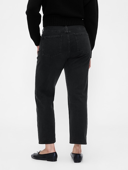 jeans aderenti e dritti a vita alta anni 90