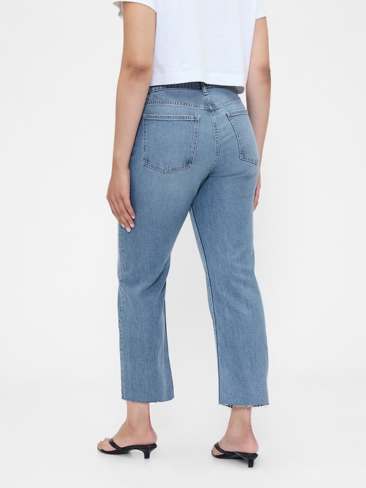 jeans aderenti e dritti a vita alta anni 90