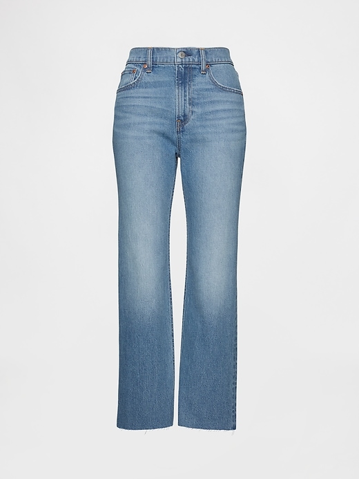 jeans aderenti e dritti a vita alta anni 90